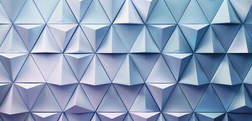 **: Triangular elements in a gradient of cool tones, forming a calming and sophisticated design suitable for a high-quality wallpaper.