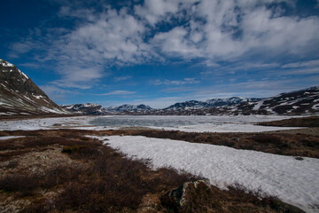 View of the Hallingskarvet National Park Norway, Scandinavia, Europe