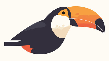 Toucan bird icon vector image with white background