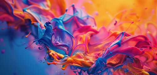  Dynamic strokes unveil a high-def mix of vibrant colors.
