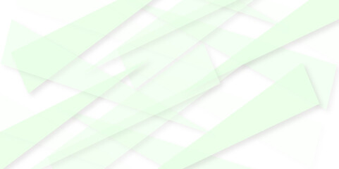 Abstract geometric white and green color background with rectangle pattern. Vector illustration.