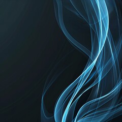 abstract blue background - crossing waves