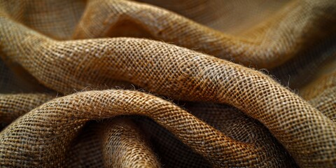 Fototapeta premium Close up of burlock fabric
