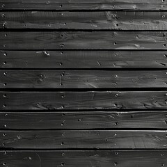 Old, long logs. Black texture of wood.