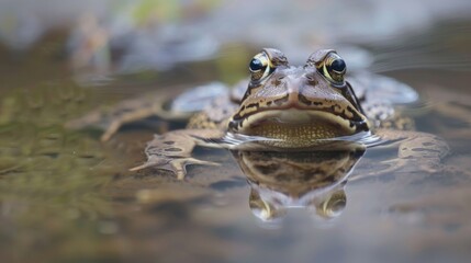 Frog Sitting in Water