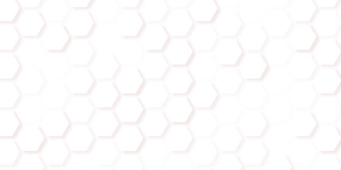 Seamless pattern of the hexagonal netting, Realistic geometric mesh cells texture.