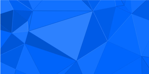abstract blue background with triangles and glowing lines