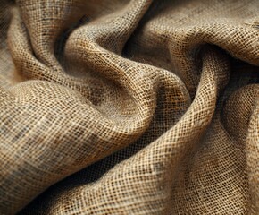 Detailed close-up of burlocked fabric