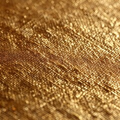 Close up view of a gold cloth