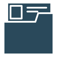  One drive Folder  Glyph Icon 
