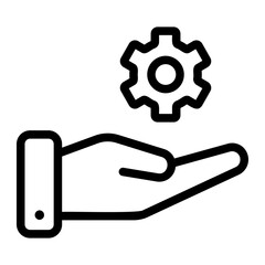 hand line icon