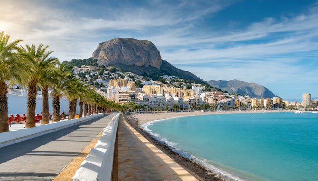Seaside Splendor: Albir's Scenic Boulevard and Mediterranean Majesty"