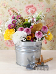 Bouquet of autumn flowers