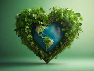 heart shaped earth