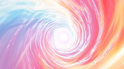 Obraz premium abstract colorful background with spiral effect, fractal image