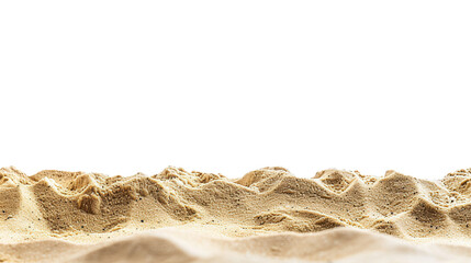 Fototapeta na wymiar beach sand on a white background