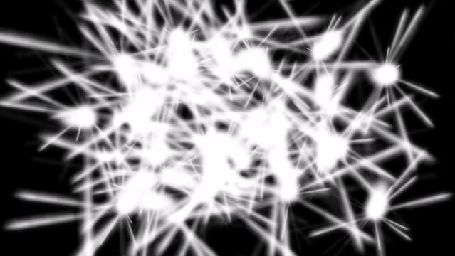 Engage with the captivating movement of sharp lines as they dynamically shift against the backdrop, invoking depth and vitality