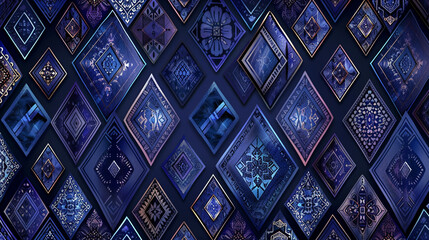 "Leaf patterns in rust gradients, vintage autumn abstraction."