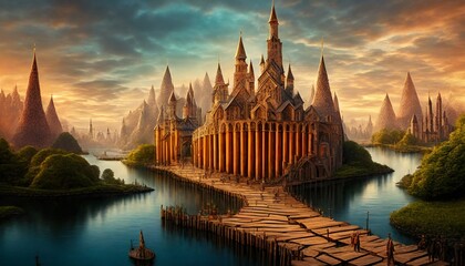 Fototapeta premium night view of the city