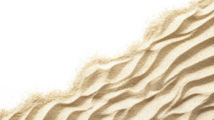 beach sand on a white background