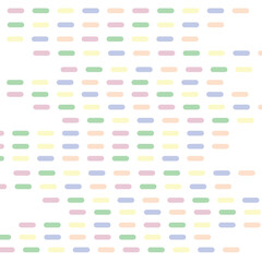 Colourful dots on white background in pastel pink, mint green colors
