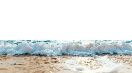 beach sand on a white background