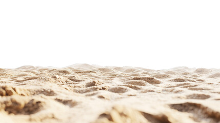 Fototapeta na wymiar beach sand on a white background