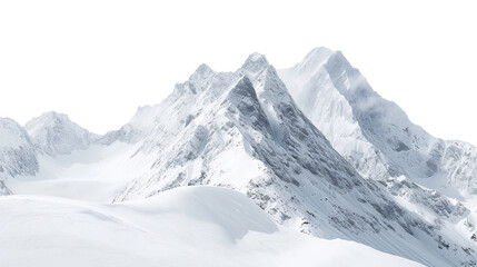 Fototapeta na wymiar Mount everest on white background