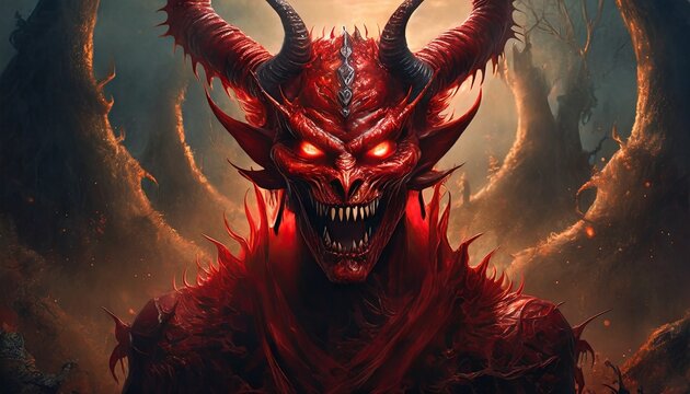 red devil in the night