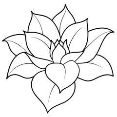    Flower vector illustration.
