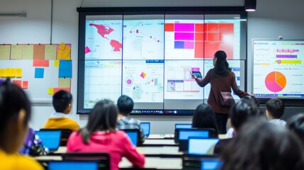 Digital Wall Organizers for Modern Classrooms