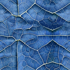 Cracked Blue Paint Texture, Macro Detail, Vintage Background with Copy Space
