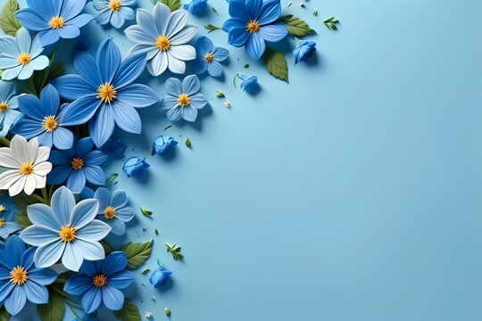 Bouquet of colorful bright flowers