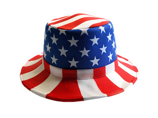 Top hat with the american flag for us national loyalty day celebration