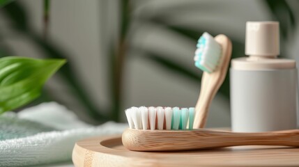 Fototapeta na wymiar The resurgence of natural toothpaste alternatives, traditional, revival