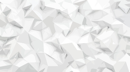 White Polygonal Mosaic Background Low Poly Style Vector