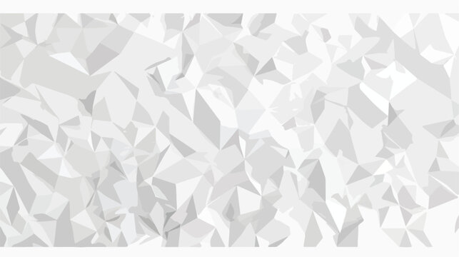 White Polygonal Mosaic Background Low Poly Style Vector