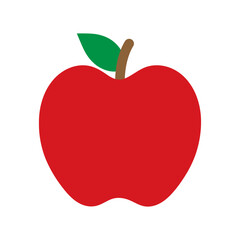 Apple Icon on white background. Vector illustration.