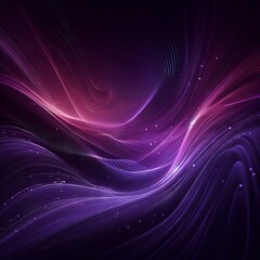 Dark purple gradient - obrazy, fototapety, plakaty