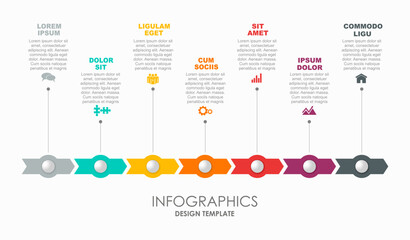 Infographic design template with place for your data. Vector illustration. - 784585588