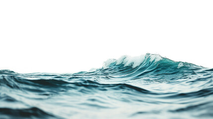 ocean wave on white background