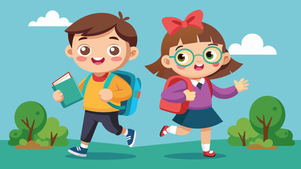 illustration-of-cartoon-boy-and-girl-with-backpack