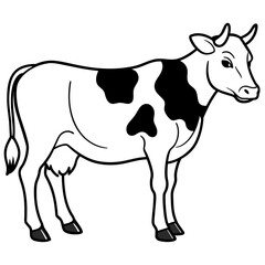     cow vector illustration
