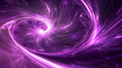 An abstract purple background with a bright purple swirl