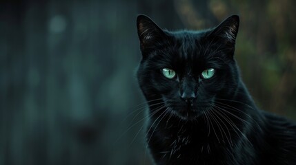 Black cat background