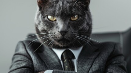 Cat businessman. Business cat. Professional cat executive - 784600911