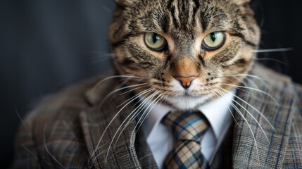 Cat businessman. Business cat. Professional cat executive - 784601127
