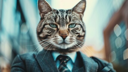 Cat businessman. Business cat. Professional cat executive - 784601144