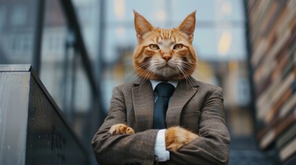 Cat businessman. Business cat. Professional cat executive - 784601726