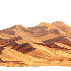 Fototapeta na wymiar desert isolated on white background. 